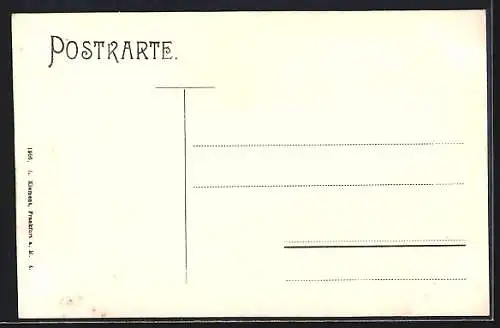 AK Frankfurt-Höchst, Rundblick vom Schlossturm