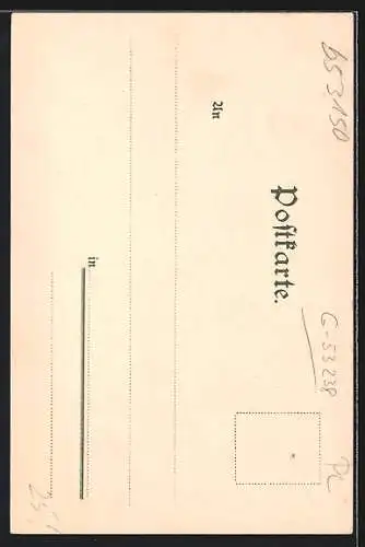 Künstler-Lithographie Carl Ernst Morgenstern: Burgdorf, der Kynast