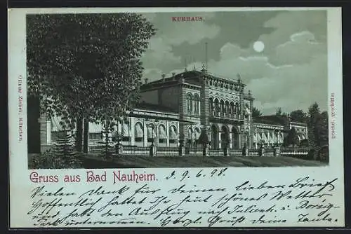 Mondschein-Lithographie Bad Nauheim, Das Kurhaus