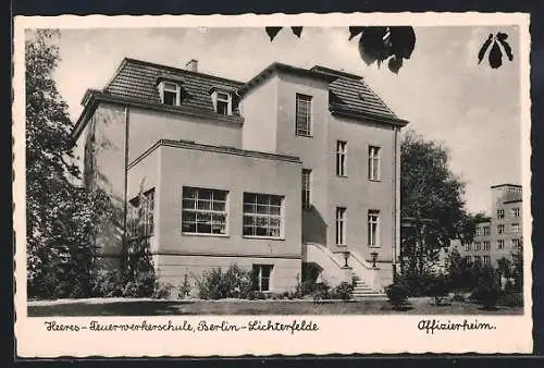 AK Berlin-Lichterfelde, Offizierheim der Heeres-Feuerwerkerschule