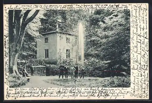 AK Falkenberg /Mark, Sophientempel im Cöthener Park