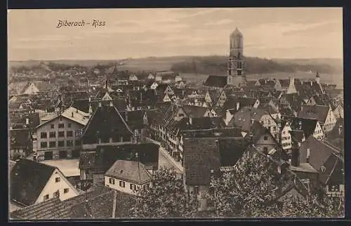 AK Biberach /Riss, Ortsansicht aus der Vogelschau