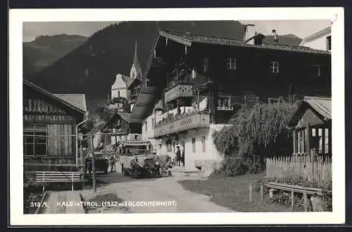 AK Kals in Tirol, Gasthaus Glocknerwirt