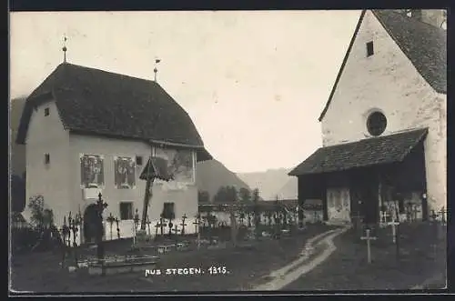 AK Stegen, Kirche und Friedhof