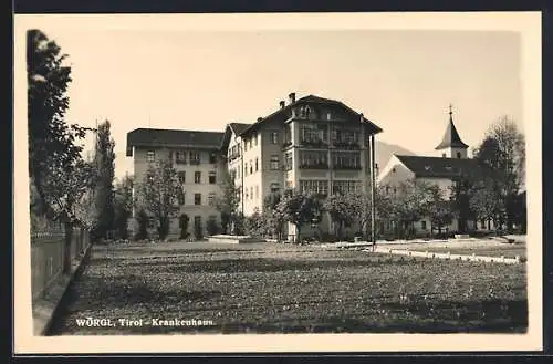 AK Wörgl, Krankenhaus mit Kirche