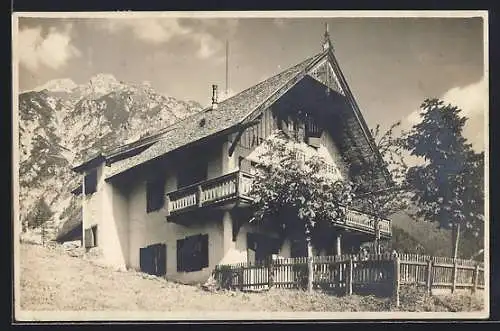 AK Frohneben, Partie am Alpengasthaus