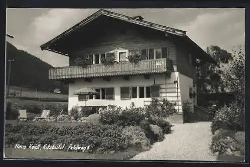 AK Kitzbühel, Hotel Haus Kaidl, Feldweg 6