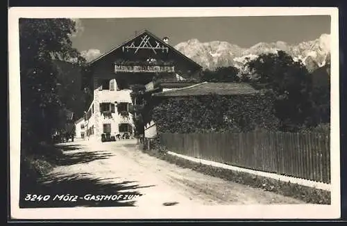 AK Mötz /Tirol, Gasthof zum Kreuz