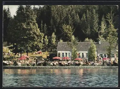 AK Ebnisee im Schwäbischen Wald, Café-Restaurant Waldschenke, Bes. Walter Wägerle