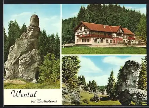 AK Bartholomä, Gasthaus im Wental von Paul Lieb