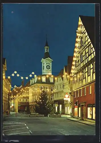 AK Aalen /Ostalbkreis, Platz am alten Rathaus