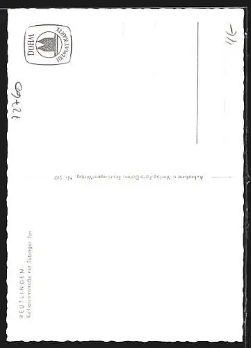 AK Reutlingen, Katharinentor mit Tübinger Tor