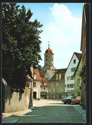 AK Ellwangen /Jagst, Blick in die Pfarrgasse