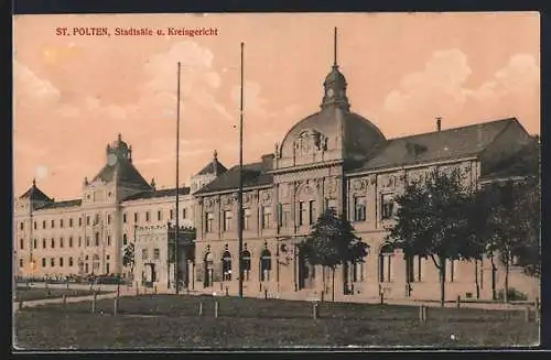 AK St. Pölten, Stadtsäle und Kreisgericht