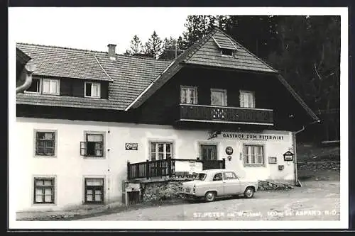 AK St.Peter am Wechsel, Gasthaus Zum Peterwirt von Rupert Kogelbauer