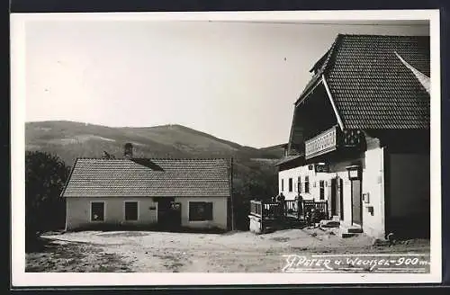 AK St. Peter a. Wechsel, Partie am Gasthaus