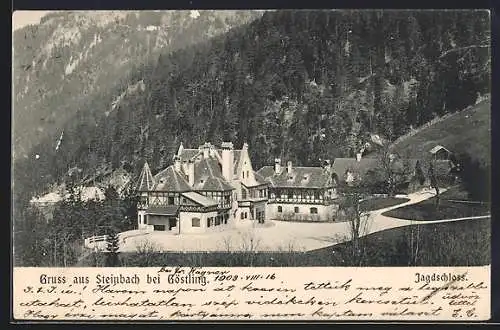 AK Göstling an der Ybbs, Das Jagdschloss Steinbach