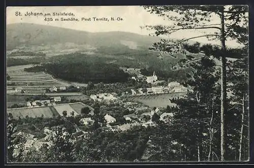 AK St. Johann a. Steinfeld, Blick auf den Ort