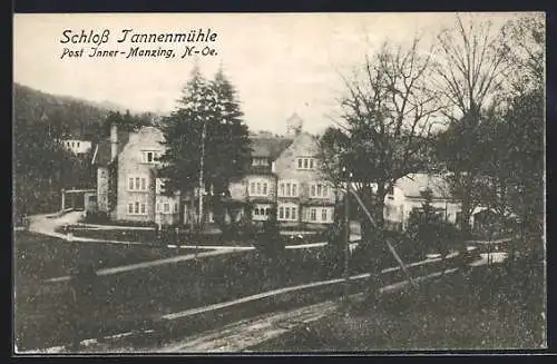 AK Inner-Manzing, Schloss Tannenmühle mit Anlagen