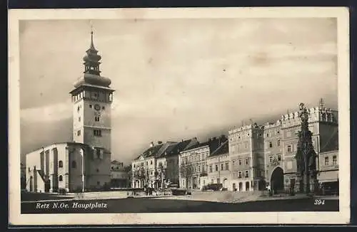 AK Retz, Kirche am Hauptplatz