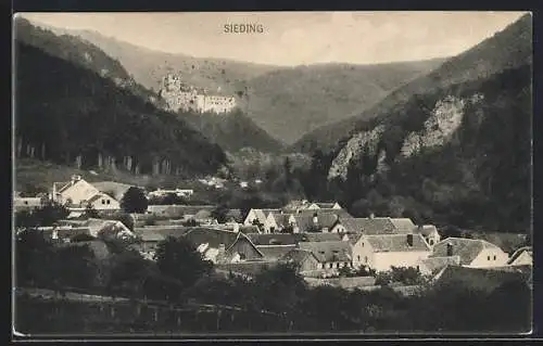 AK Ternitz /N.-Oe., Sieding mit Schloss Sixtenstein