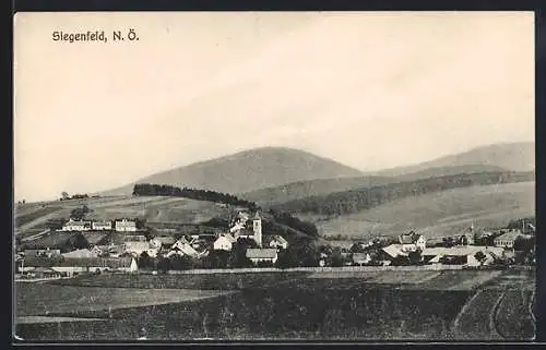 AK Siegenfeld, Ortsansicht mit Umgebung