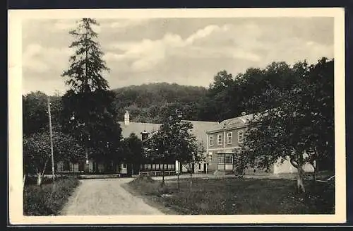 AK Schleinbach, Gasthaus Drechslermühle Karl & Helene Schiller im Kreuttal