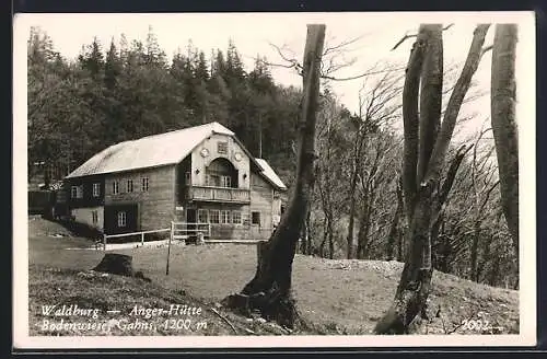 AK Waldburg-Anger-Hütte, Berghütte an der Bodenwiese