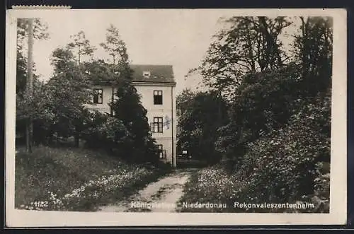 AK Königstetten /Niederdonau, Partie am Rekonvaleszentenheim