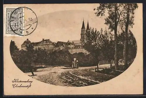 AK Klosterneuburg, Blick auf das Chorherrnstift