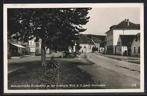 AK Kirchschlag in der buckligen Welt, Platz, Geschäft von Matthias Nieder