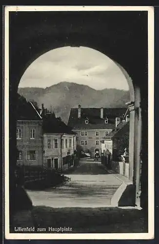 AK Lilienfeld, Blick zum Hauptplatz