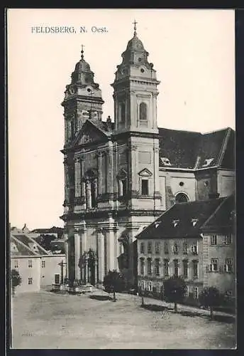 AK Feldsberg /N. Oest., Ansicht der Kirche