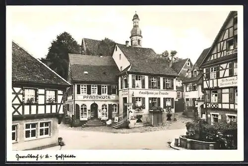 AK Gernsbach, Gasthaus zur Traube