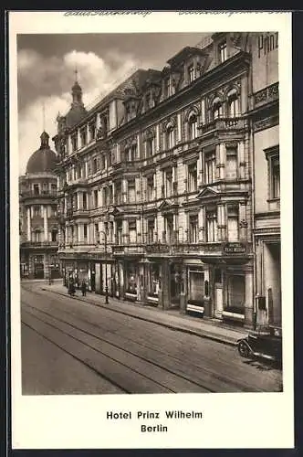 AK Berlin, Hotel Prinz Wilhelm, Dorotheenstrasse 14