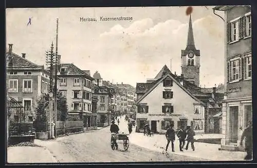 AK Herisau, Restaurant zum Schwert in der Kasernenstrasse