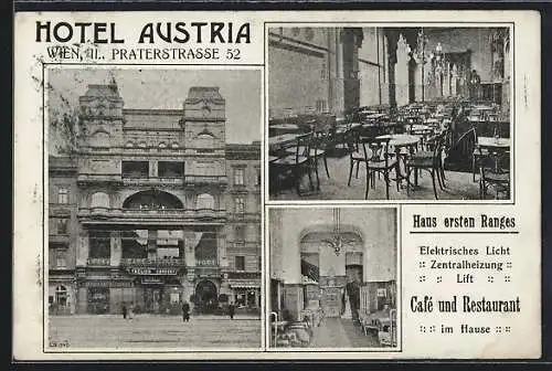 AK Wien, Hotel Austria, Praterstrasse 52