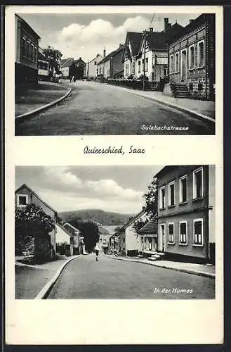 AK Quierschied /Saar, Sulzbacherstrasse, Strassenpartie In der Humes