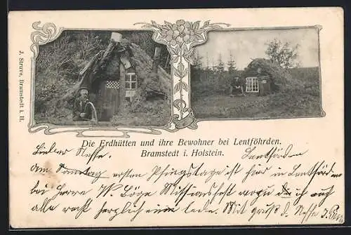 AK Bramstedt i. Holstein, Die Erdhütten und ihre Bewohner, Stadttypen