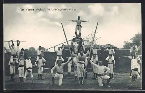 AK Berlin, Turnverein Fichte, VI. Lehrlings-Abteilung, Sportplatz Köpenicker Landstrasse 186