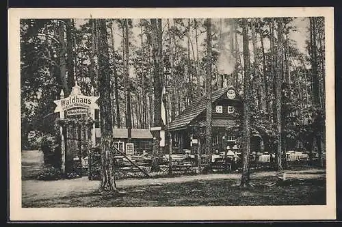 AK Berlin-Grunewald, Gasthaus Waldhaus am Wilhelm-Turm