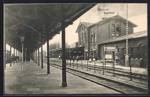 AK Bassum, Gleise im Bahnhof