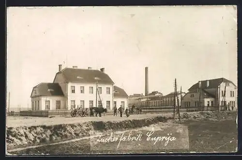 AK Cyprija, Blick auf die Zuckerfabrik