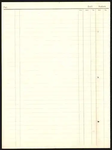 Rechnung Köln 1909, Jos. Klutmann, Baubedarfs- & Sanitärartikel, Blick auf das Geschäftshaus