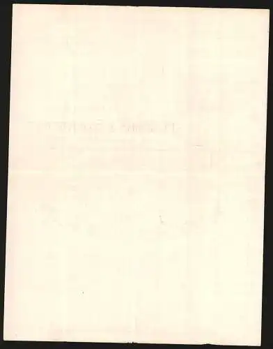 Rechnung Köln 1906, H. Jonas & Stierstadt, Kleider-Fabrik, Betriebsansicht aus der Vogelschau