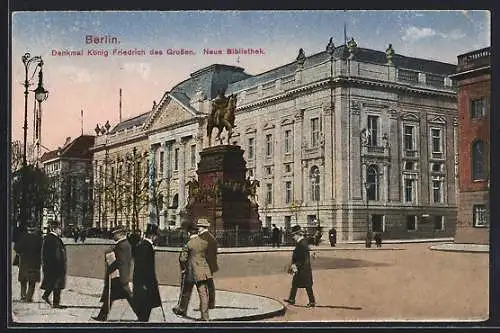 AK Berlin, Neue königl. Bibliothek unter den Linden