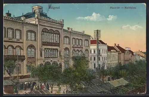 AK Belgrad, Piacz-tér