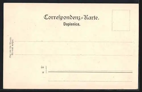 AK Sarajewo, Teilansicht mit dem neuen Rathaus