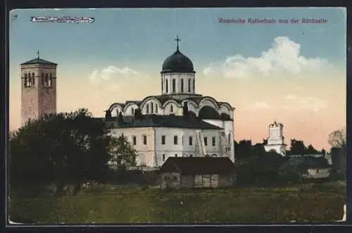 AK Widin, Russische Kathedrale von der Rückseite