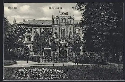 AK Rostock, Gartenanlagen an der Universität